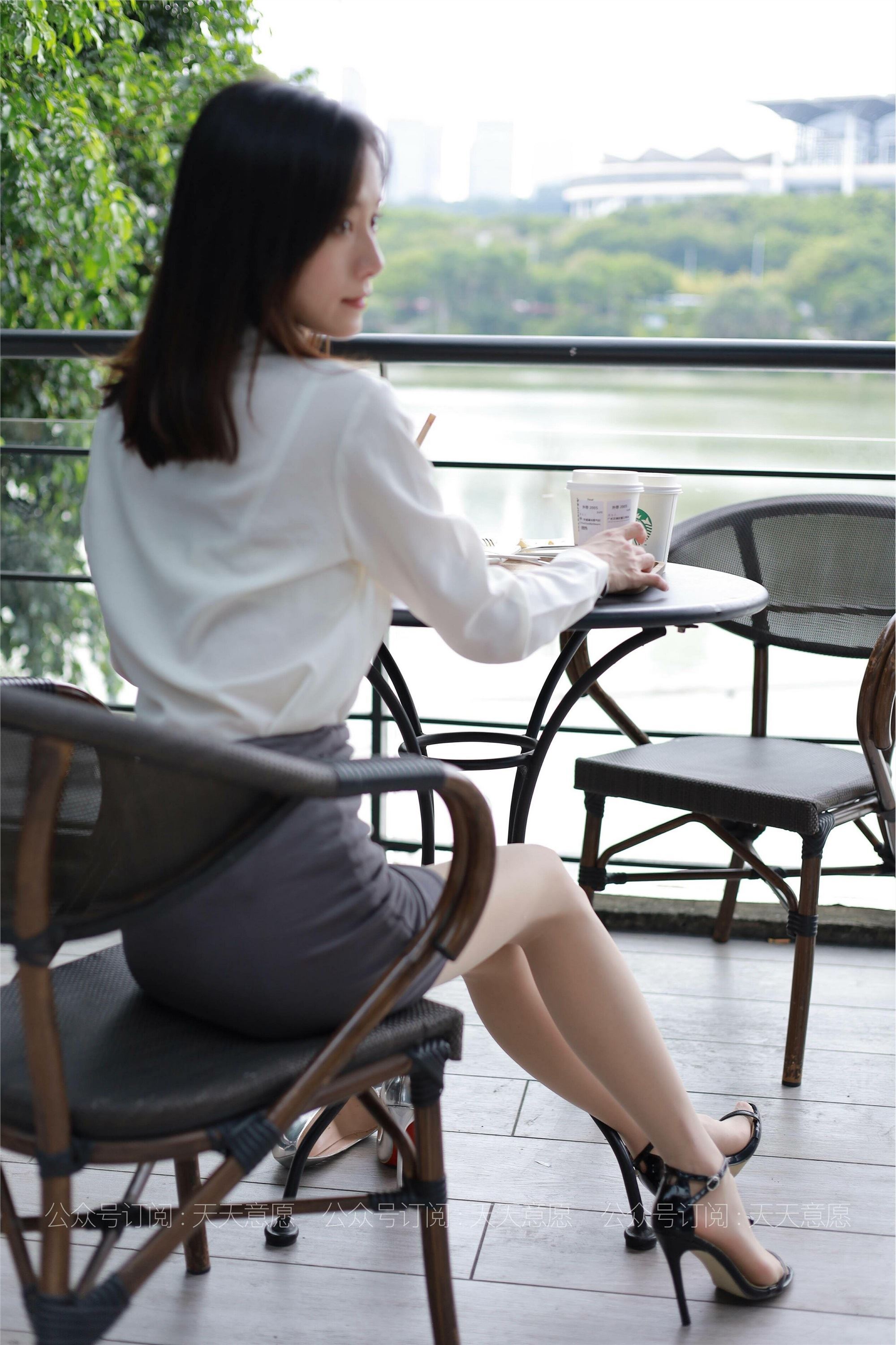 IESS异思趣向  2021.07.08 丝享家855：小六《白色OL装》